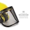 Tr Industrial Forestry Safety Helmet and Hearing Protection System, Yellow TR88011-YL - alternate 3